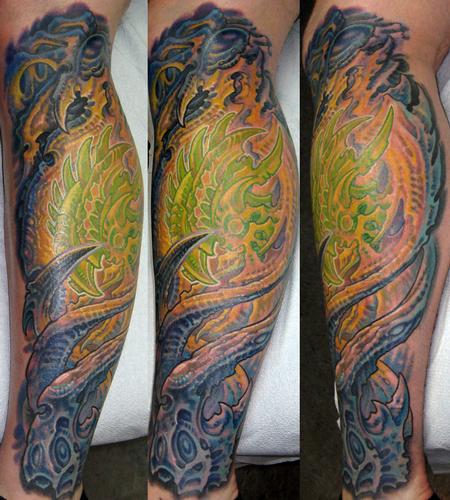 Tattoos - Biomech Lower Leg  - 114078